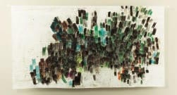 「集まる色たち」　64×121cm