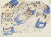 「会田誠へ」　29.7×40.6cm