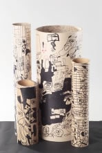 「望遠鏡」　52×38×34cm