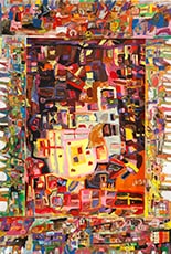「レントゲン」　135×91cm