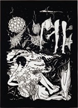 「(切り絵) 深海の星」 佐々木　譲二