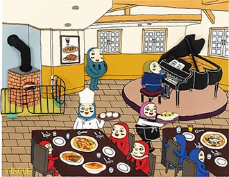 「レストラン「森の小径」」 井上　陽太