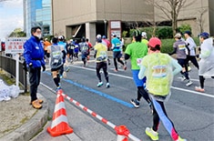 びわ湖マラソン2024でのボランティア