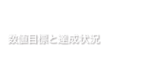 数値目標と達成状況